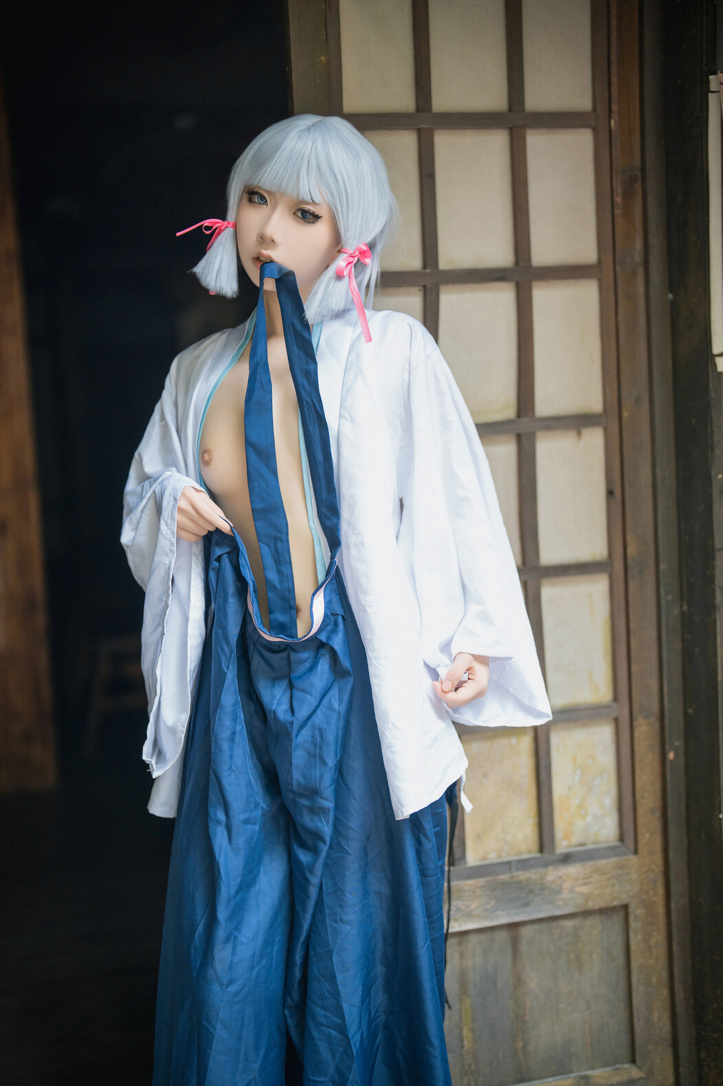 Coser 北川瑶, 写真集 绫华 神里綾華 Ayaka Kamisato Set.01
