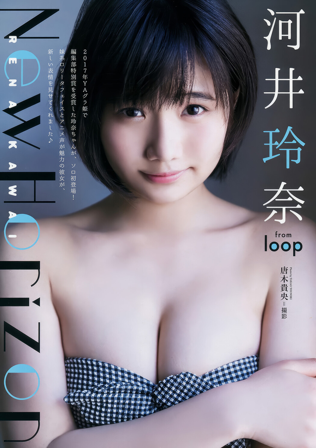 篠崎愛・橋本梨菜・河井玲奈, Young Animal 2017 No.13 (ヤングアニマル 2017年13号)