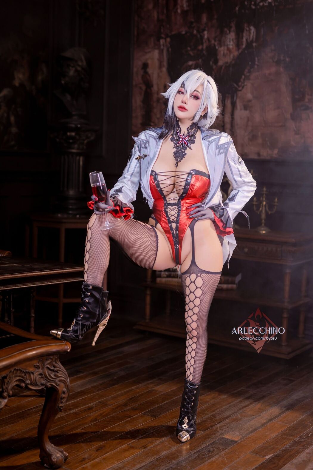 Coser@Byoru – Arlecchino Dress Part1