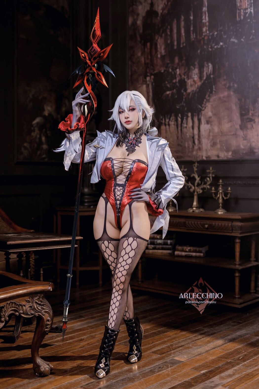 Coser@Byoru – Arlecchino Dress Part1