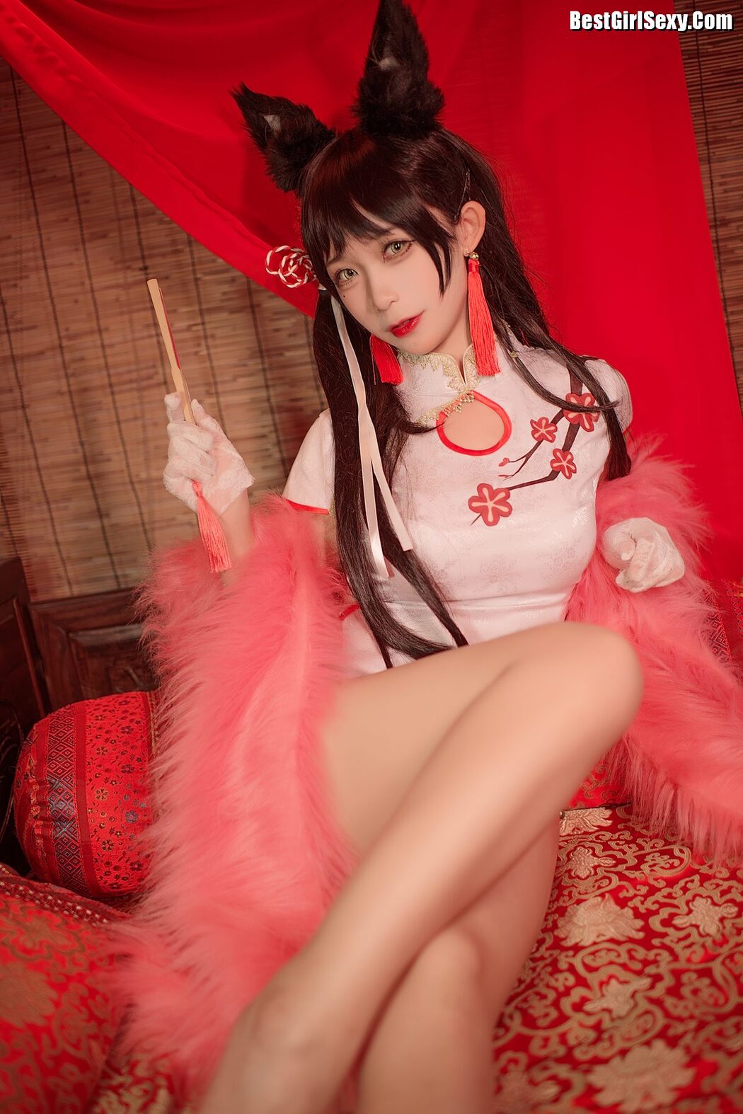 Coser@樱落酱w – 爱宕新春旗袍