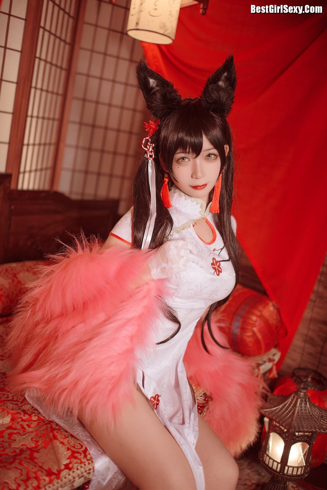 Coser@樱落酱w – 爱宕新春旗袍