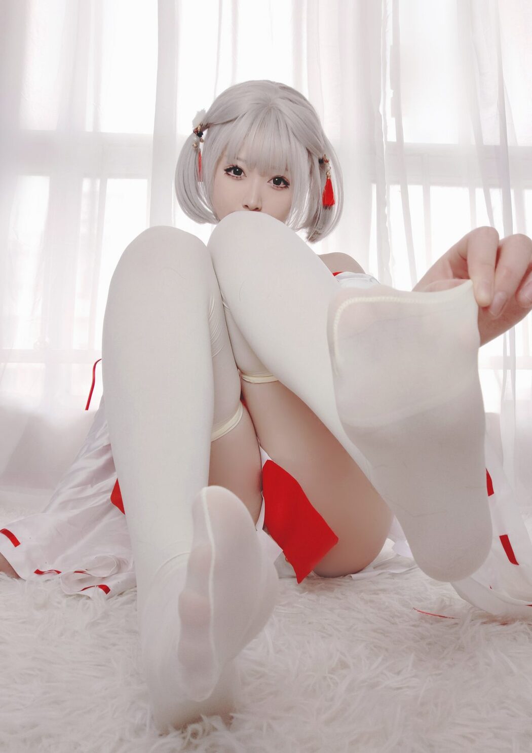 Coser@Asagiriai 愛ちゃん – 巫女服自拍