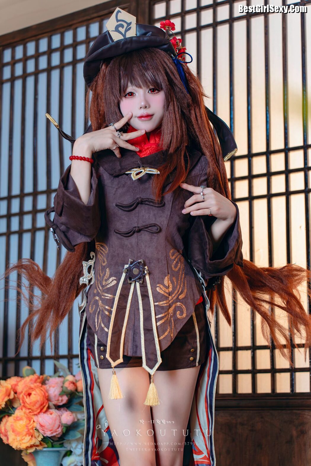 Coser@黏黏团子兔 – 往生堂堂主胡桃 And ミチノチモシーキミノキモチ