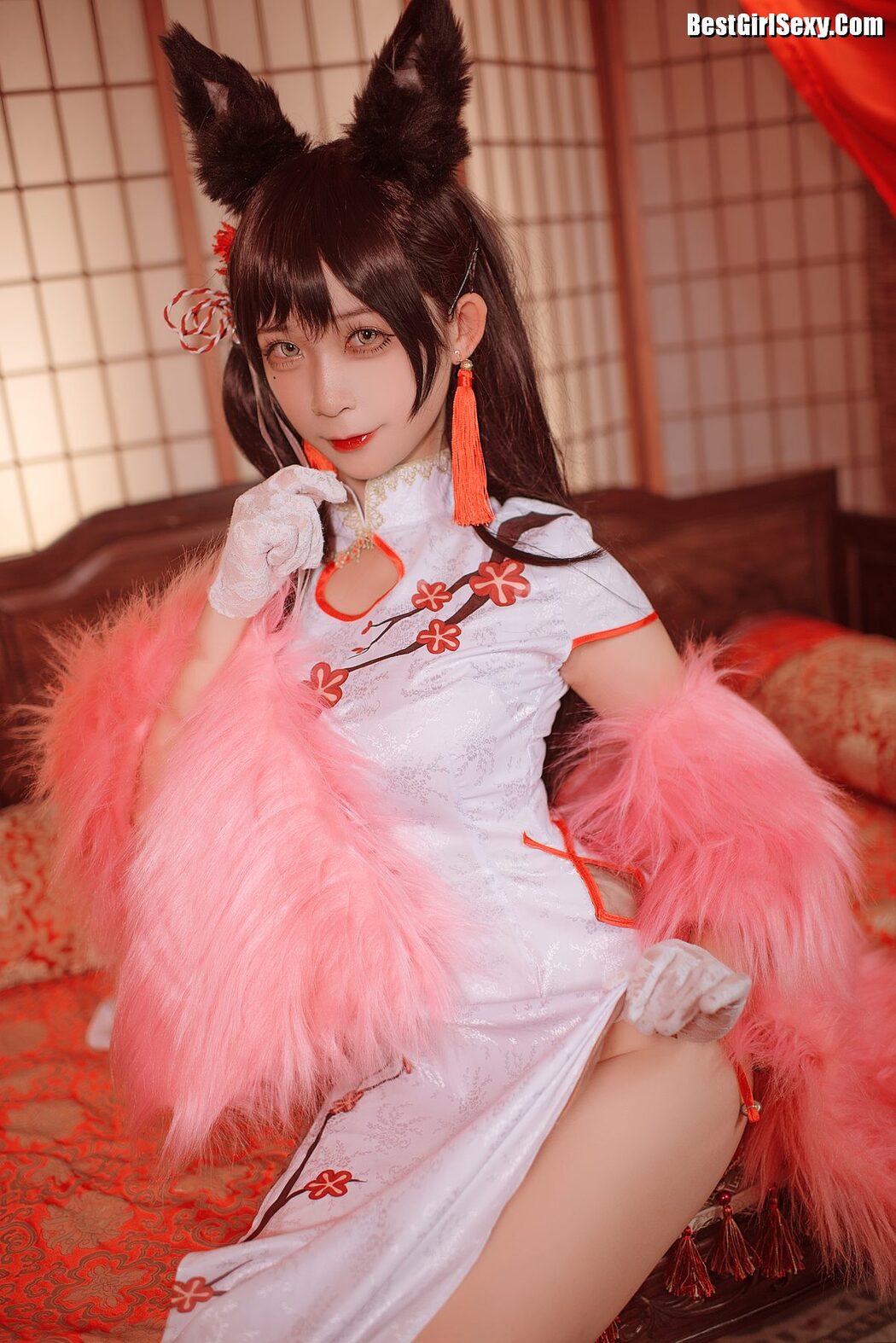 Coser@樱落酱w – 爱宕新春旗袍