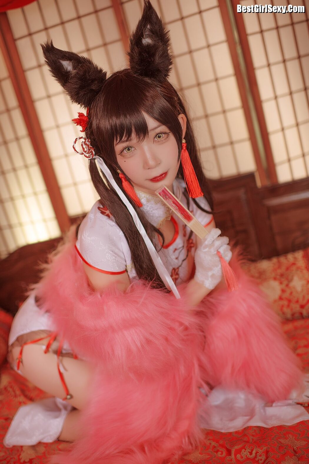 Coser@樱落酱w – 爱宕新春旗袍