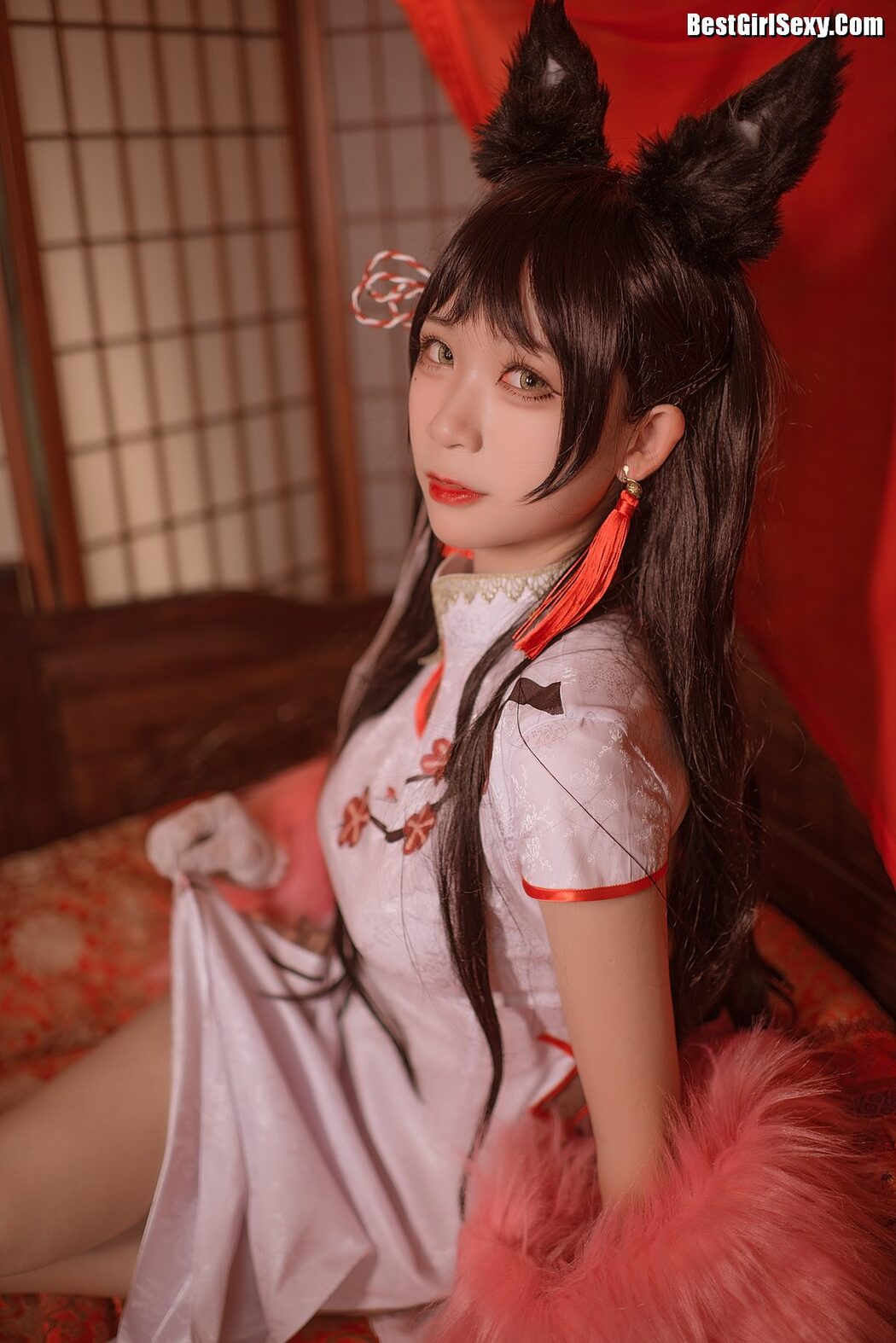 Coser@樱落酱w – 爱宕新春旗袍