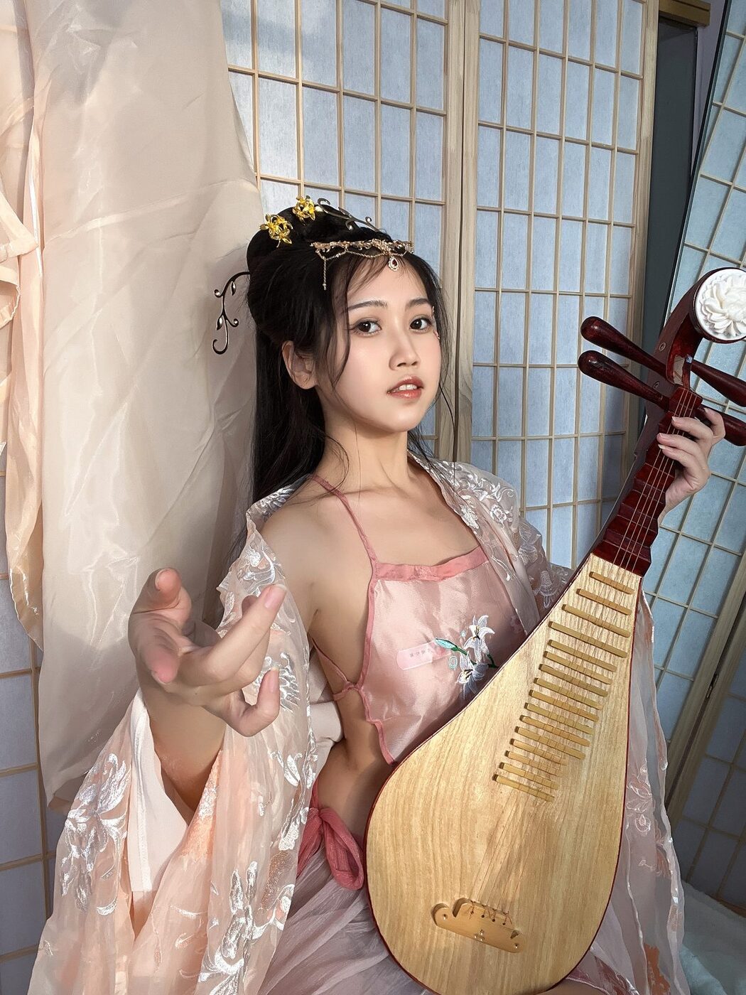 Coser@不呆猫 – 古风温泉人妻