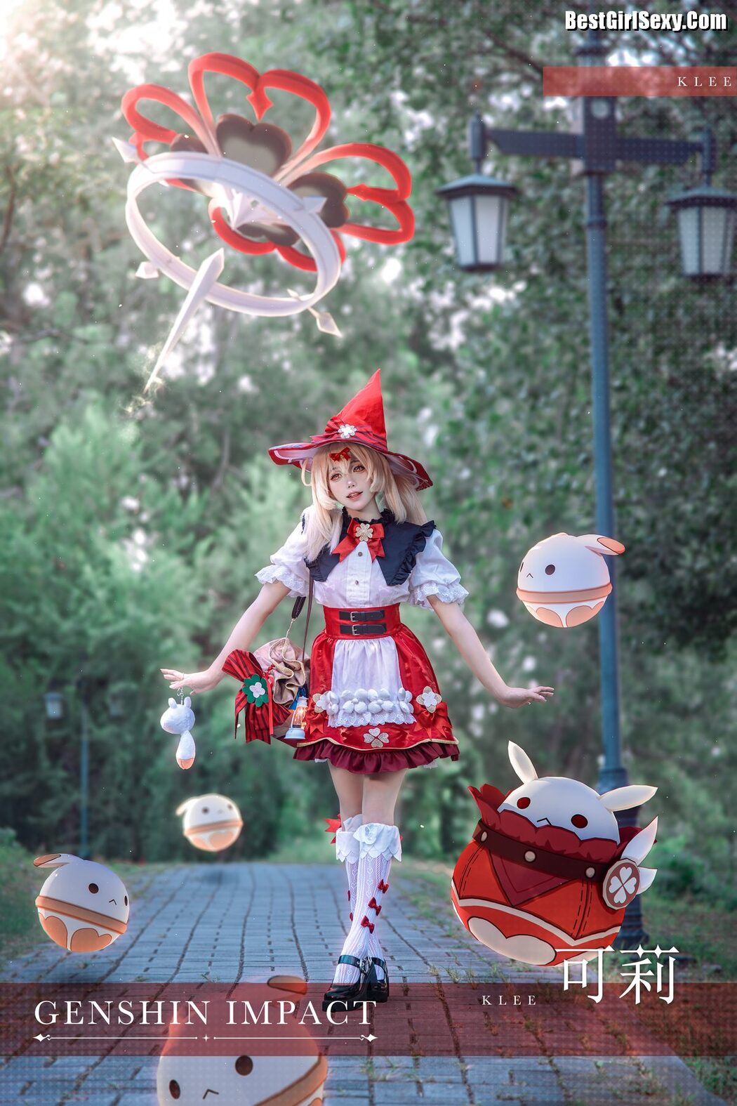 Coser@黏黏团子兔 – 琪花星烛·可莉 可莉炸鱼舞