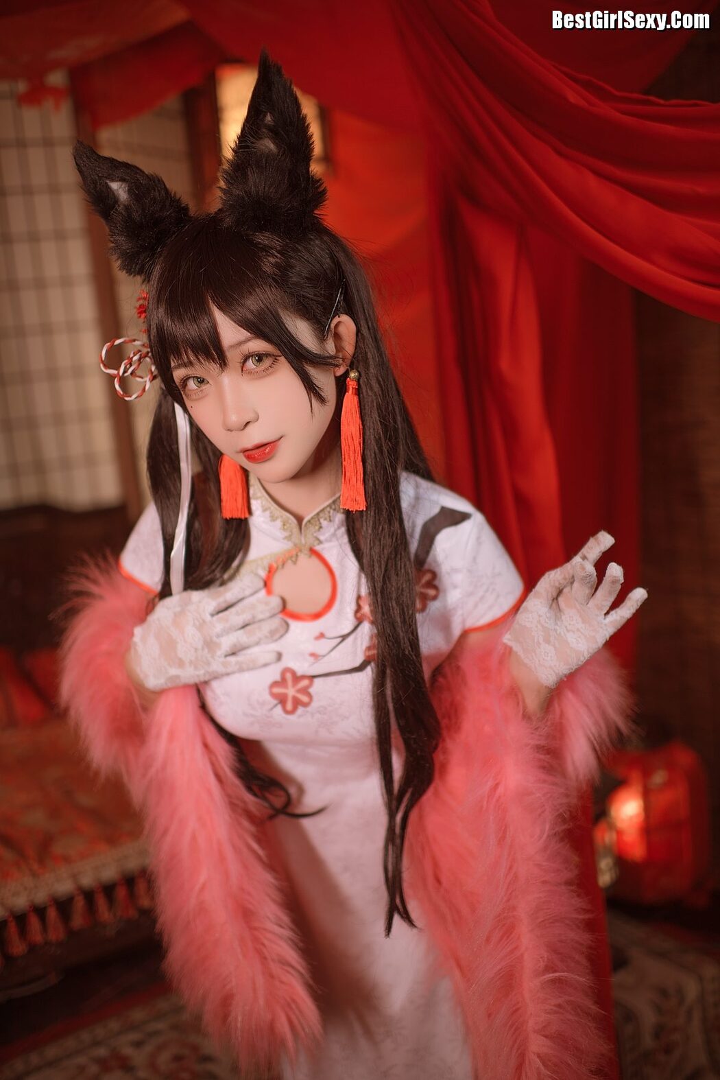 Coser@樱落酱w – 爱宕新春旗袍