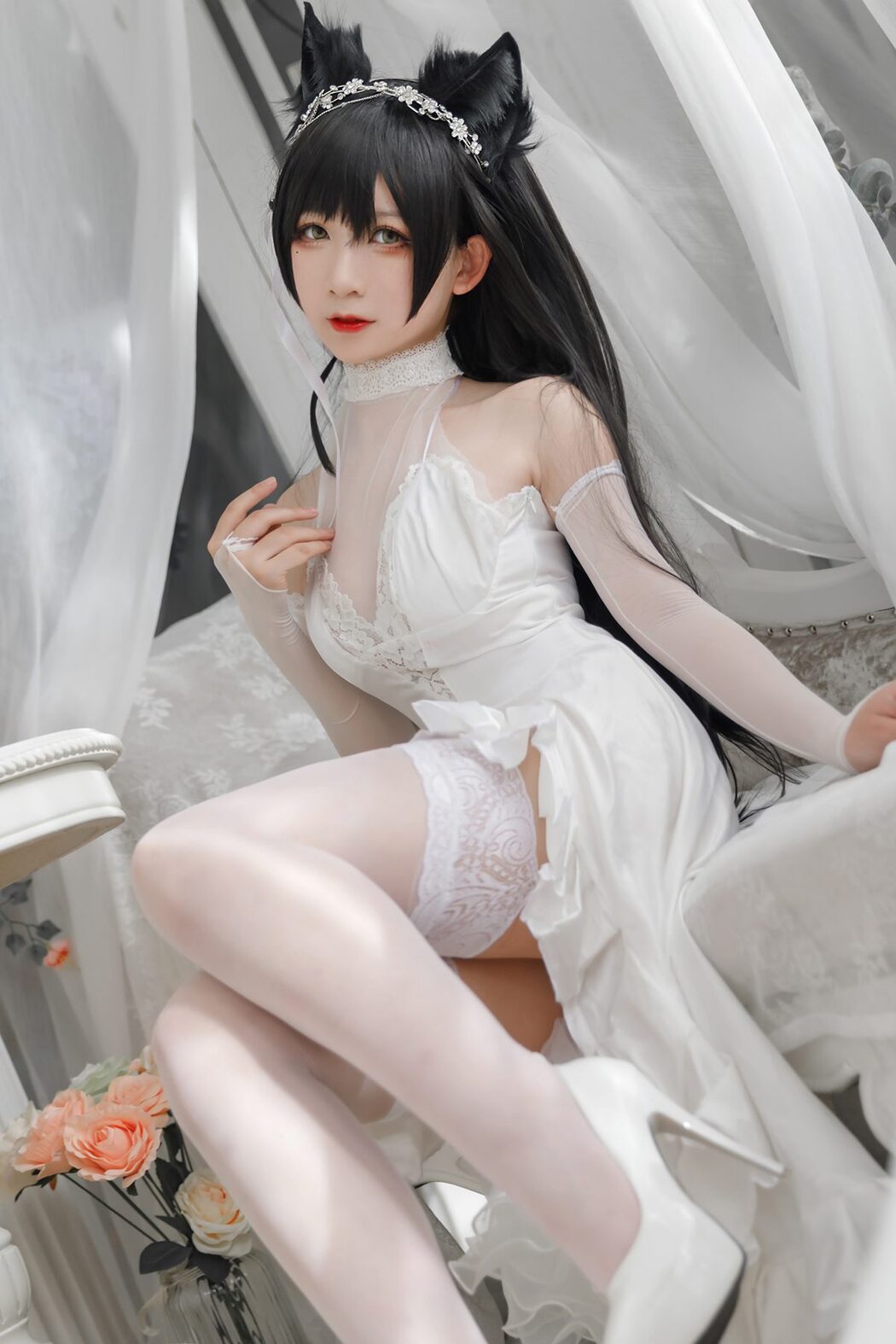 Coser@樱落酱w – 爱宕花嫁 Cover Photo