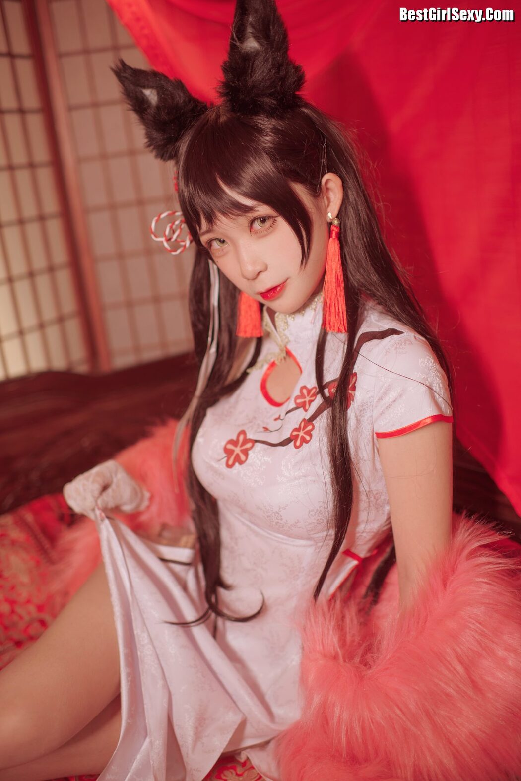 Coser@樱落酱w – 爱宕新春旗袍