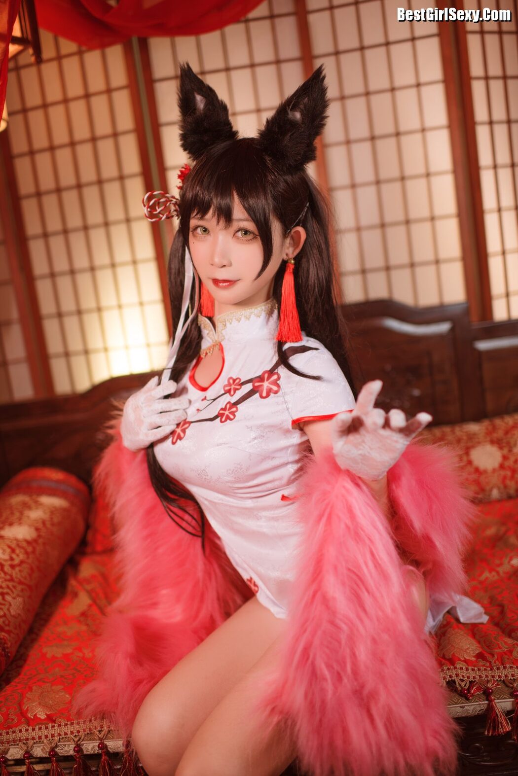 Coser@樱落酱w – 爱宕新春旗袍