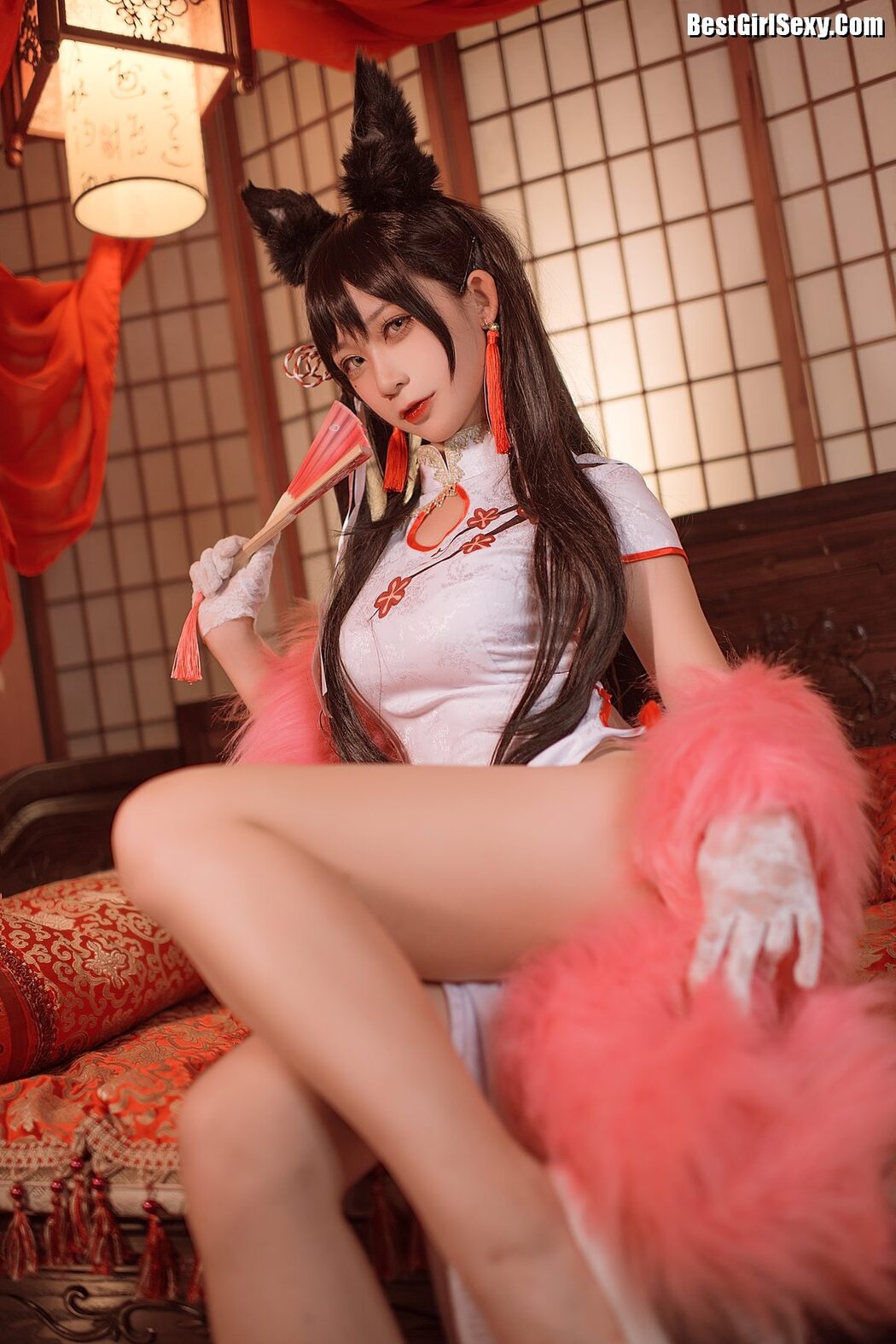 Coser@樱落酱w – 爱宕新春旗袍