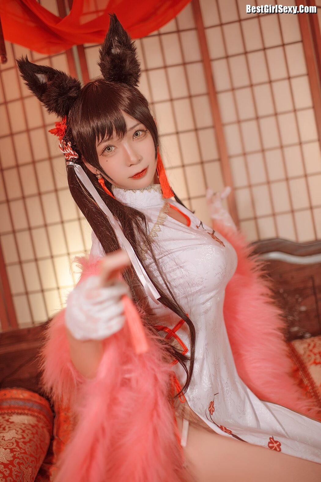 Coser@樱落酱w – 爱宕新春旗袍