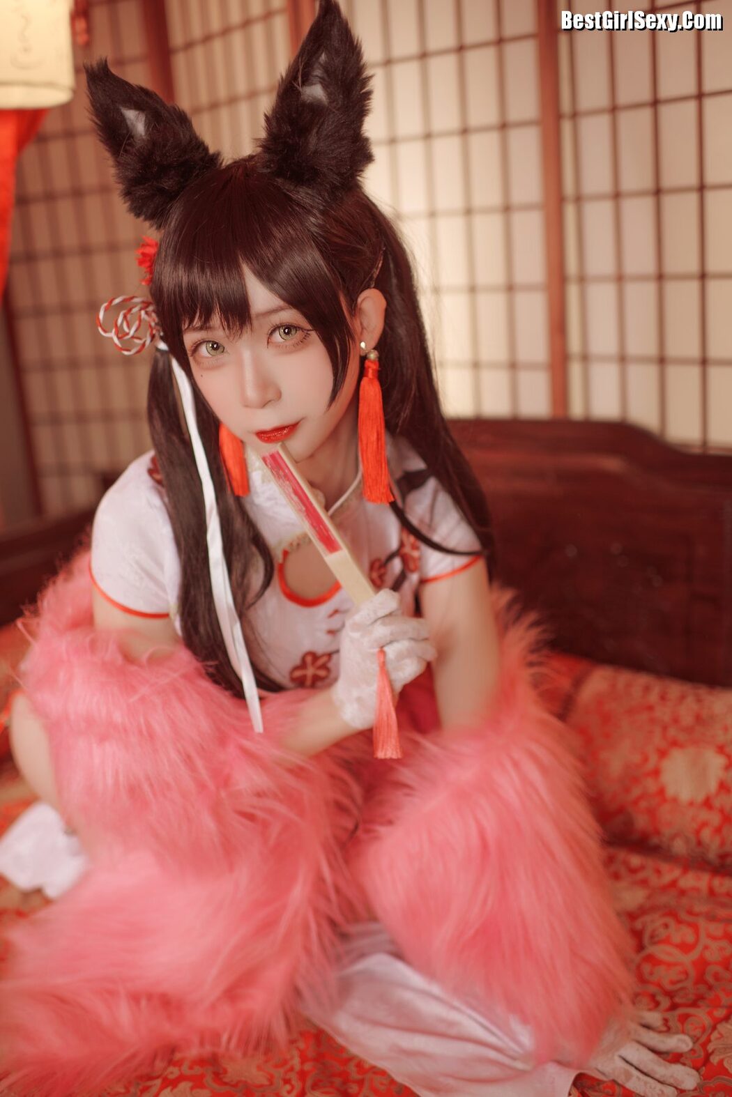 Coser@樱落酱w – 爱宕新春旗袍