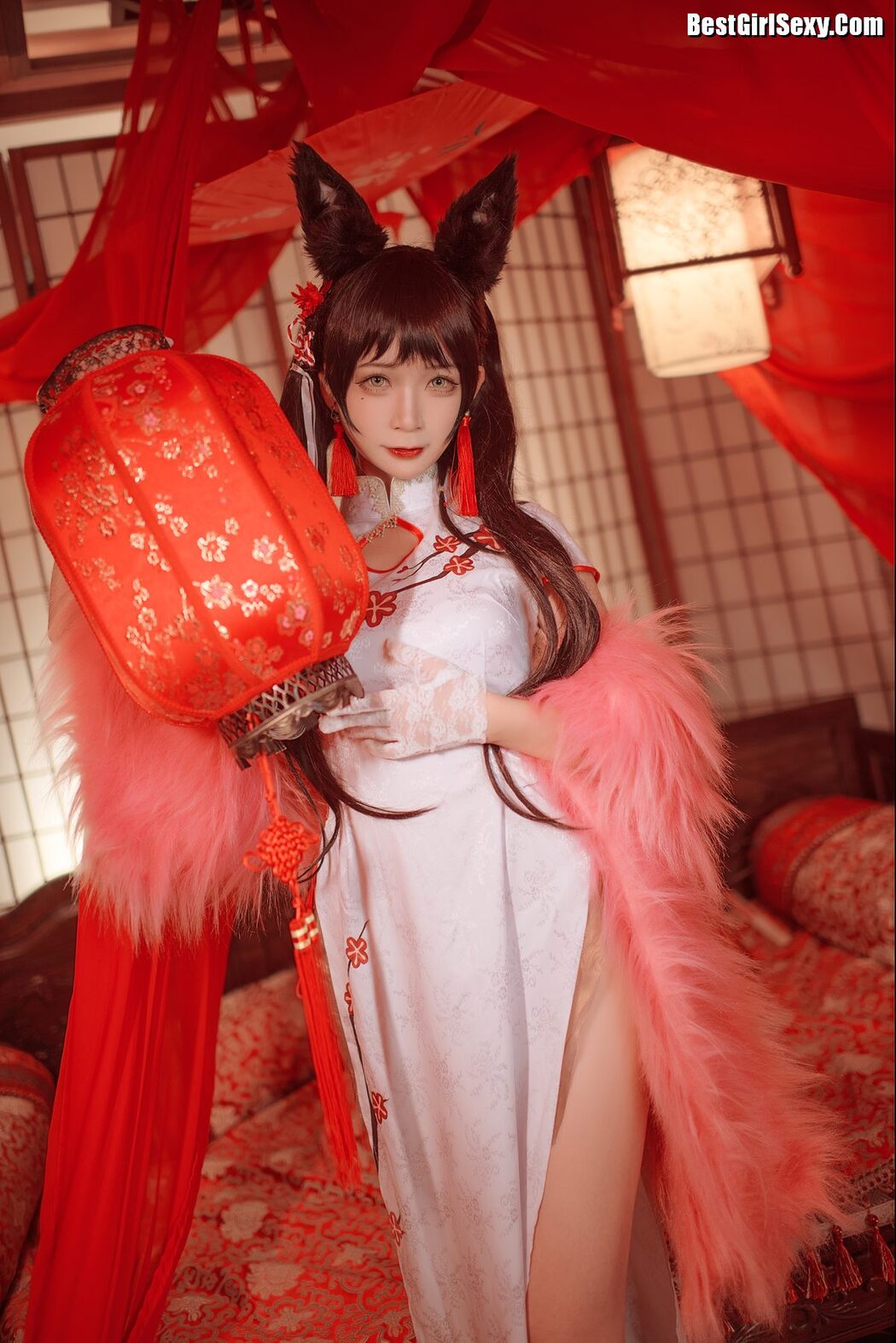 Coser@樱落酱w – 爱宕新春旗袍