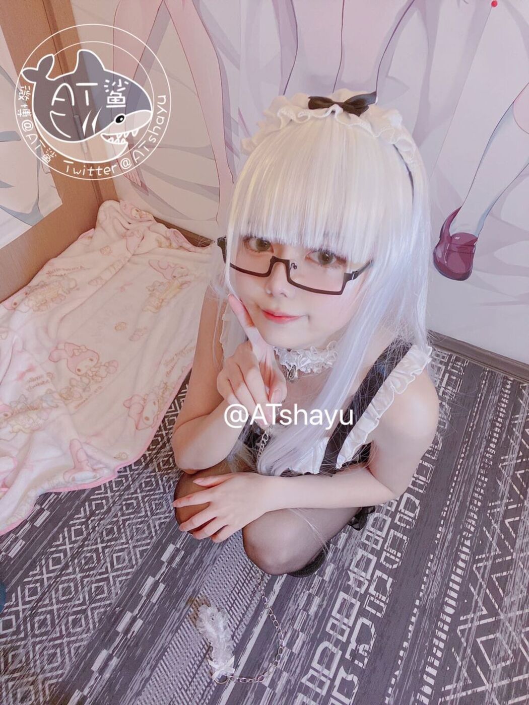 Coser@AT鲨 &#8211; 女仆开档袜