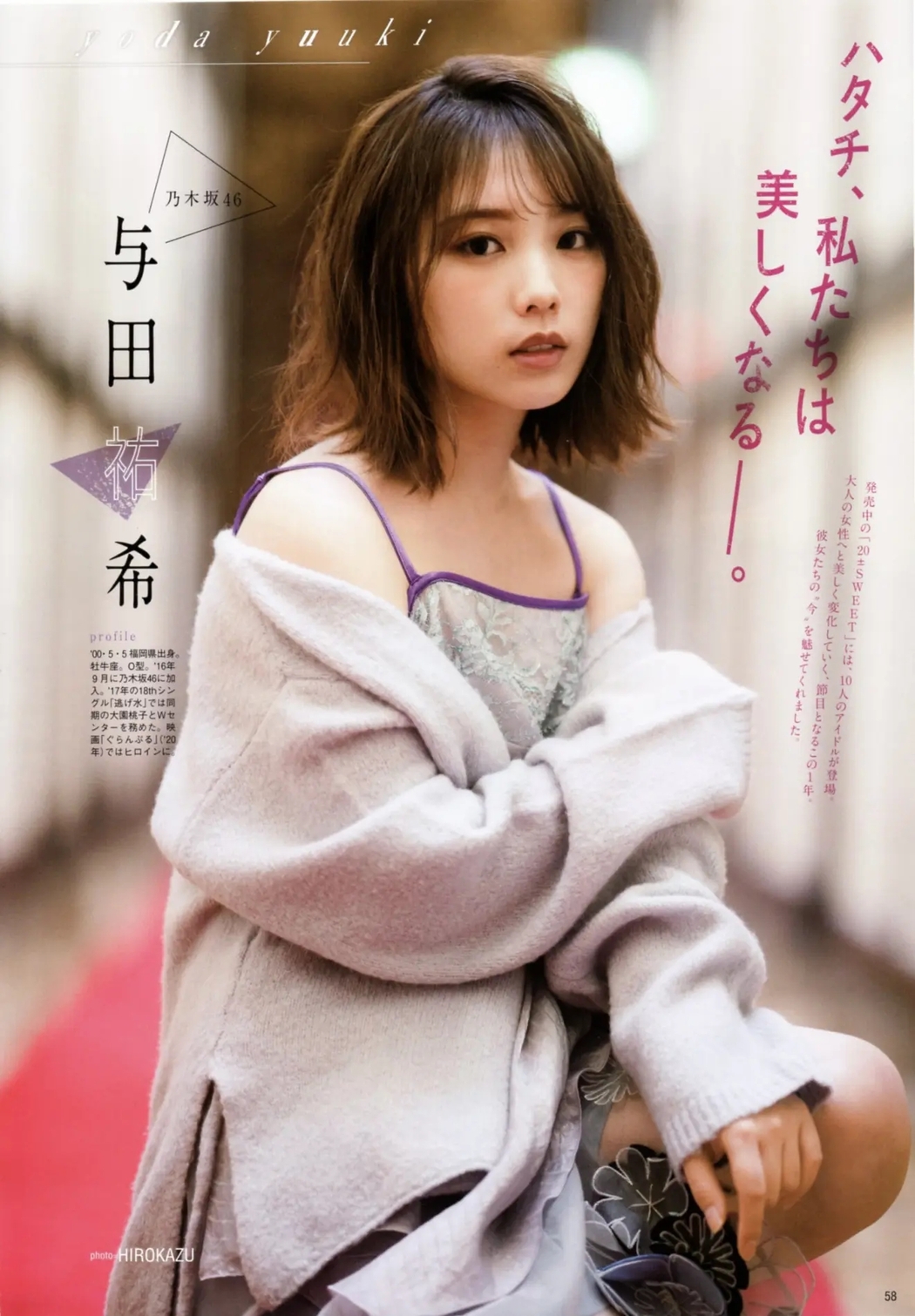 20±SWEET, B.L.T. 2021.01 (ビー・エル・ティー 2021年1月号) Cover Photo