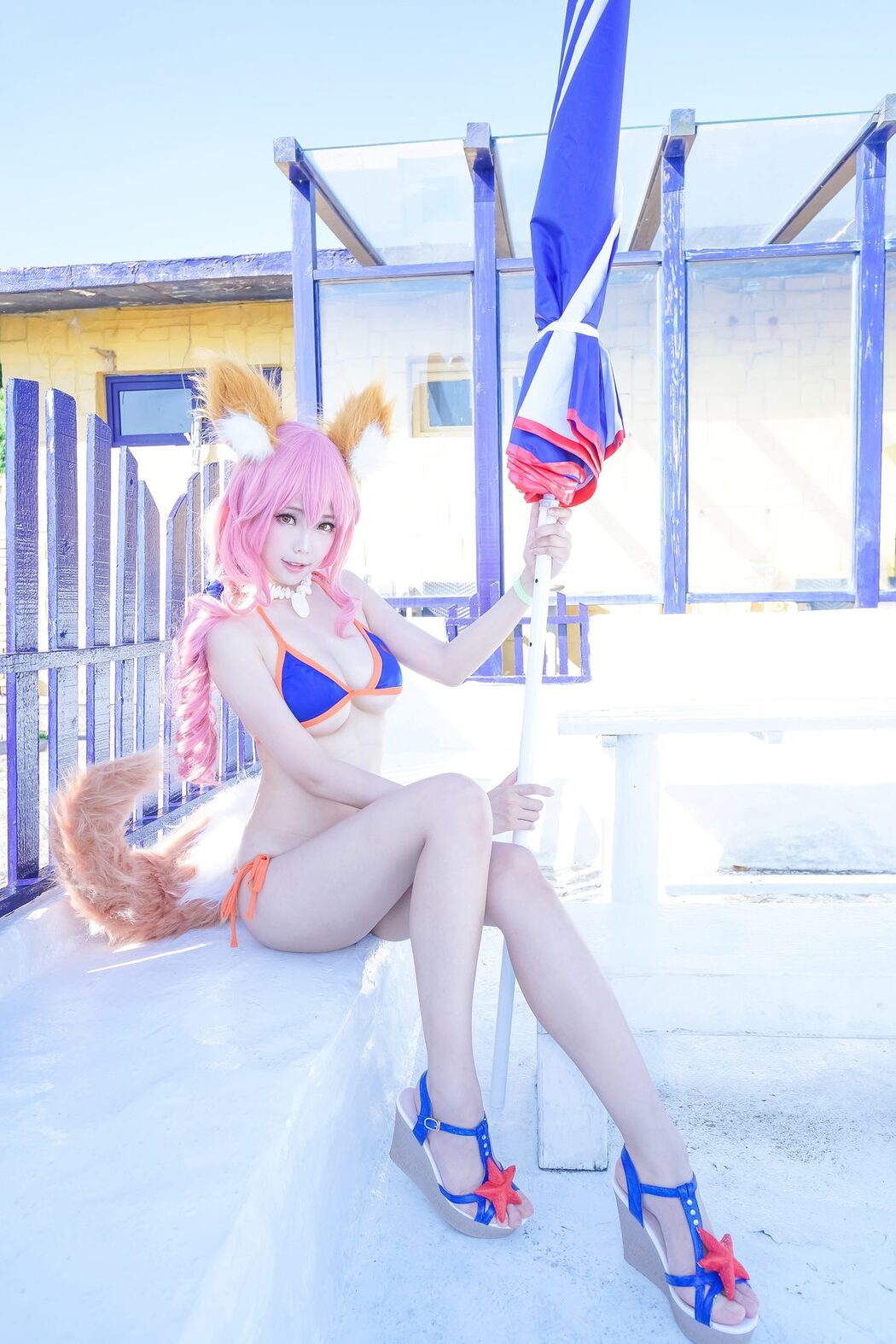 Coser@Ely_eeeElyEE子 – 玉藻前泳装