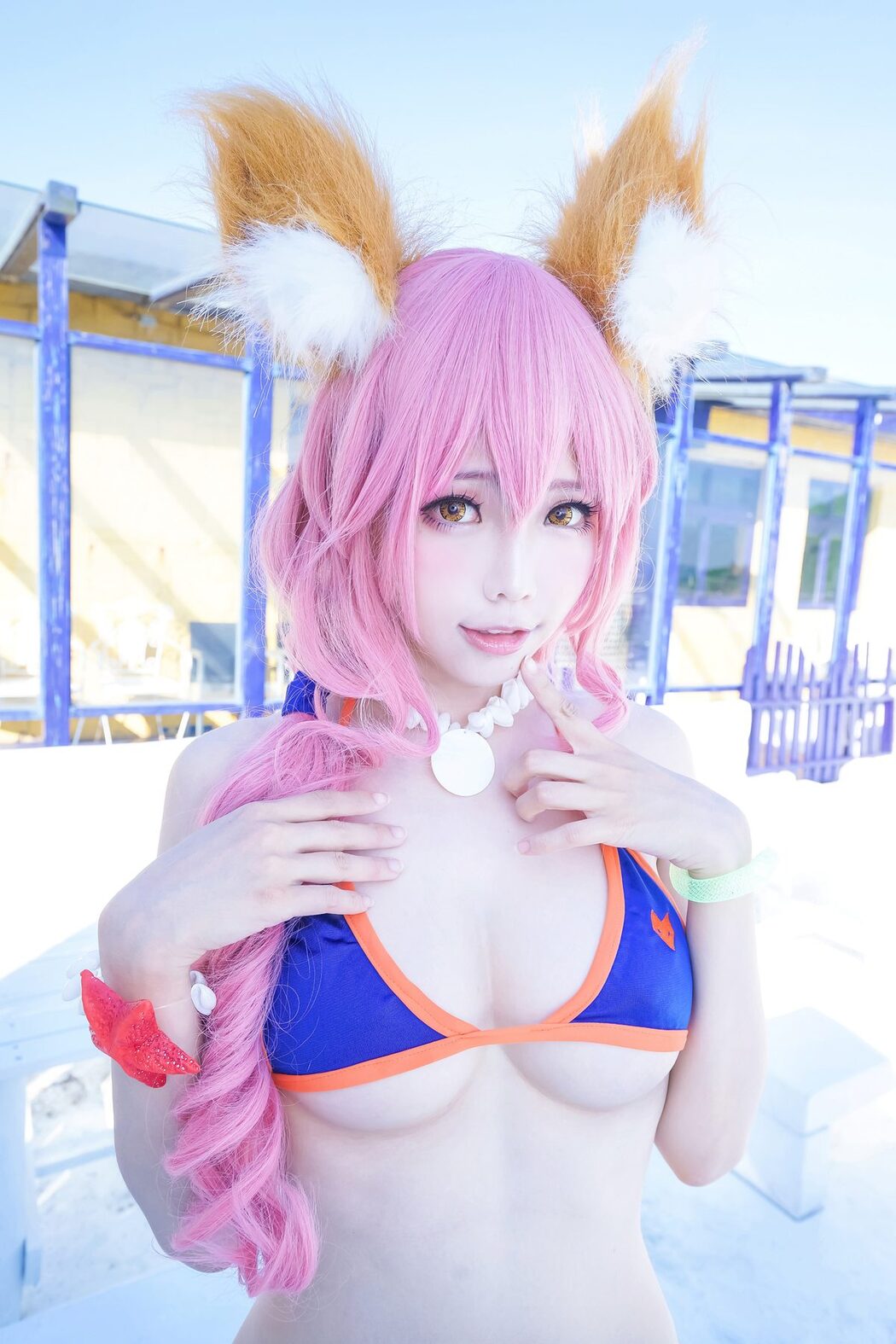 Coser@Ely_eeeElyEE子 – 玉藻前泳装