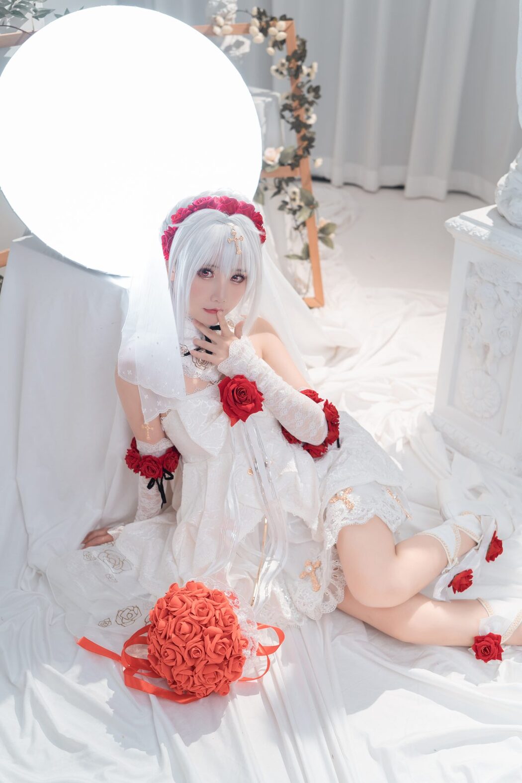 Coser@面饼仙儿 No.089 德丽莎婚纱