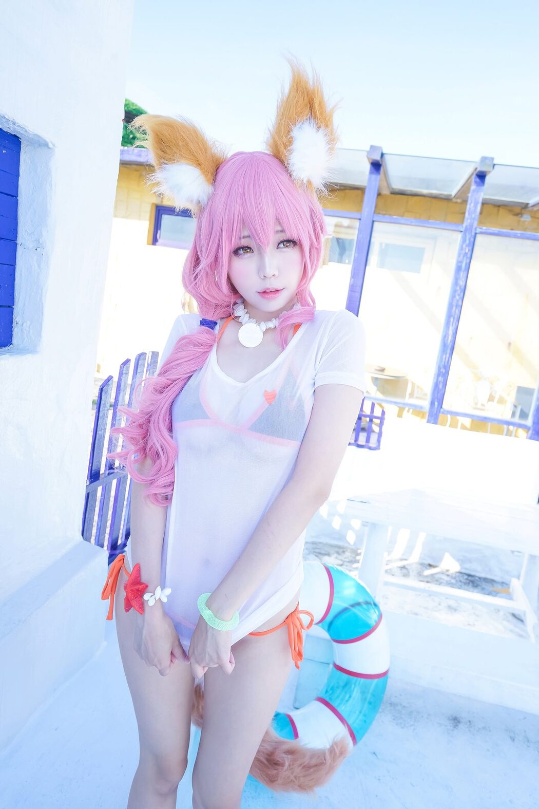 Coser@Ely_eeeElyEE子 – 玉藻前泳装