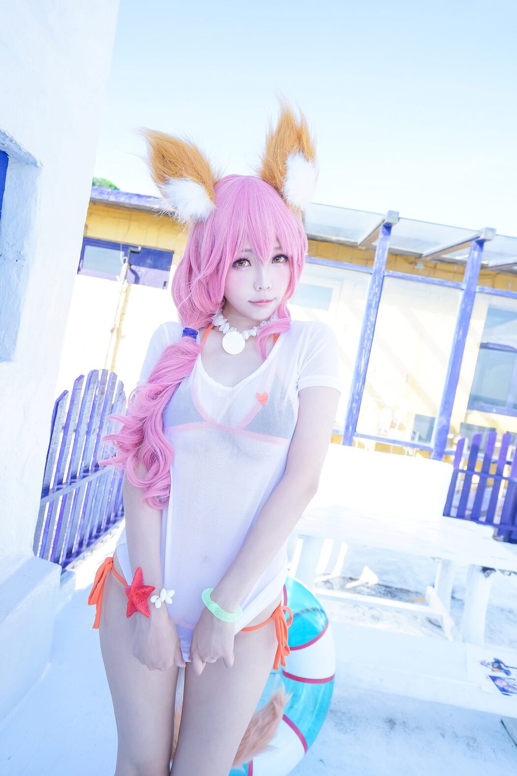 Coser@Ely_eeeElyEE子 – 玉藻前泳装