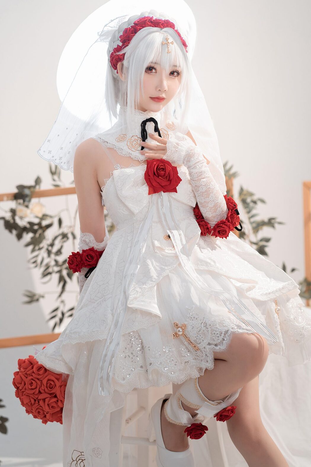 Coser@面饼仙儿 No.089 德丽莎婚纱 Cover Photo