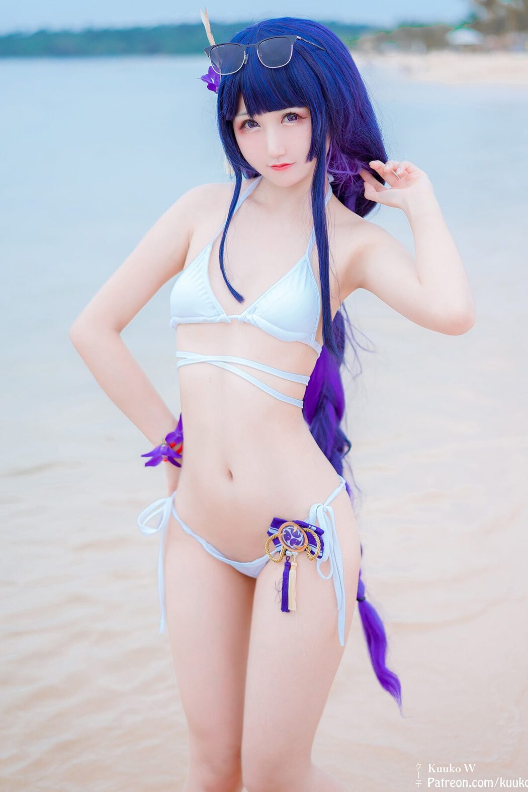 Coser@KuukoW No.115 Raiden Swimsuit Cover Photo