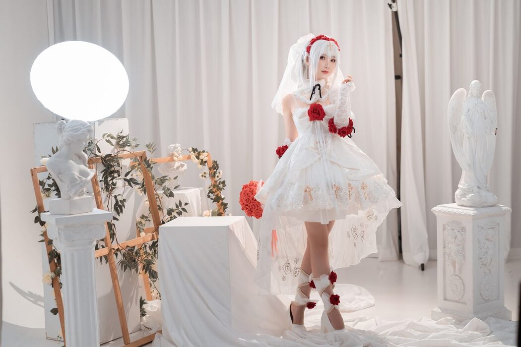 Coser@面饼仙儿 No.089 德丽莎婚纱