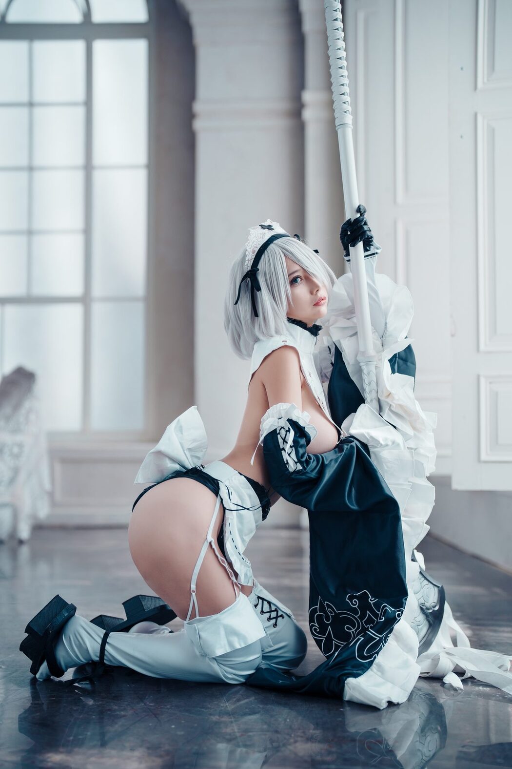 Coser@沖田凜花Rinka – 2B Maid