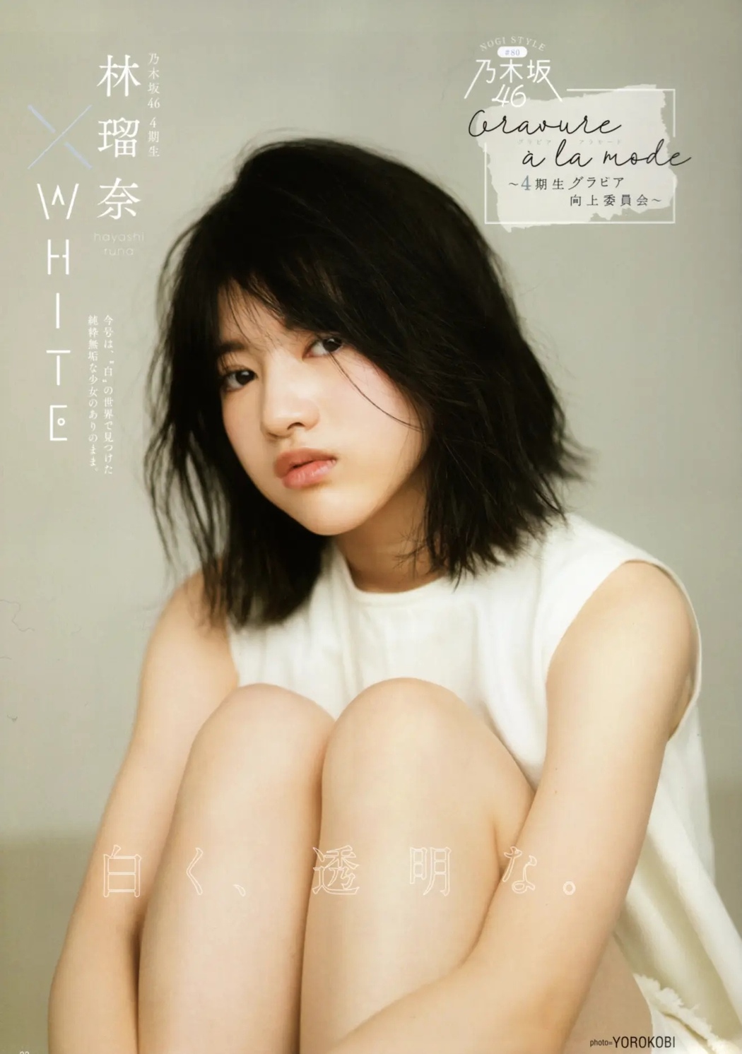 Runa Hayashi 林瑠奈, B.L.T. 2021.04 (ビー・エル・ティー 2021年4月号) Cover Photo