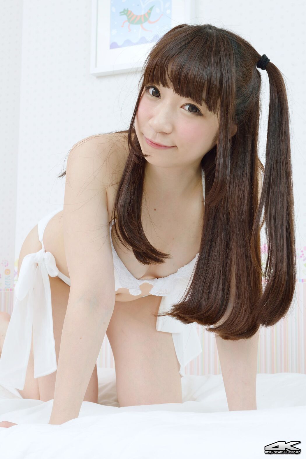 [4K-STAR] NO.00293 Swim Suits Swim Suits Girl with Double Ponytail