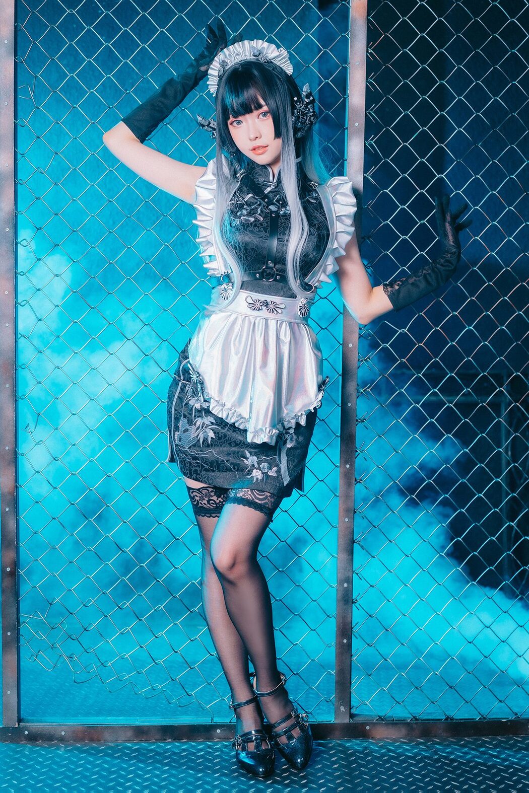 Coser@Ely_eee ElyEE子 – 賽博女僕 Melanite黑榴石