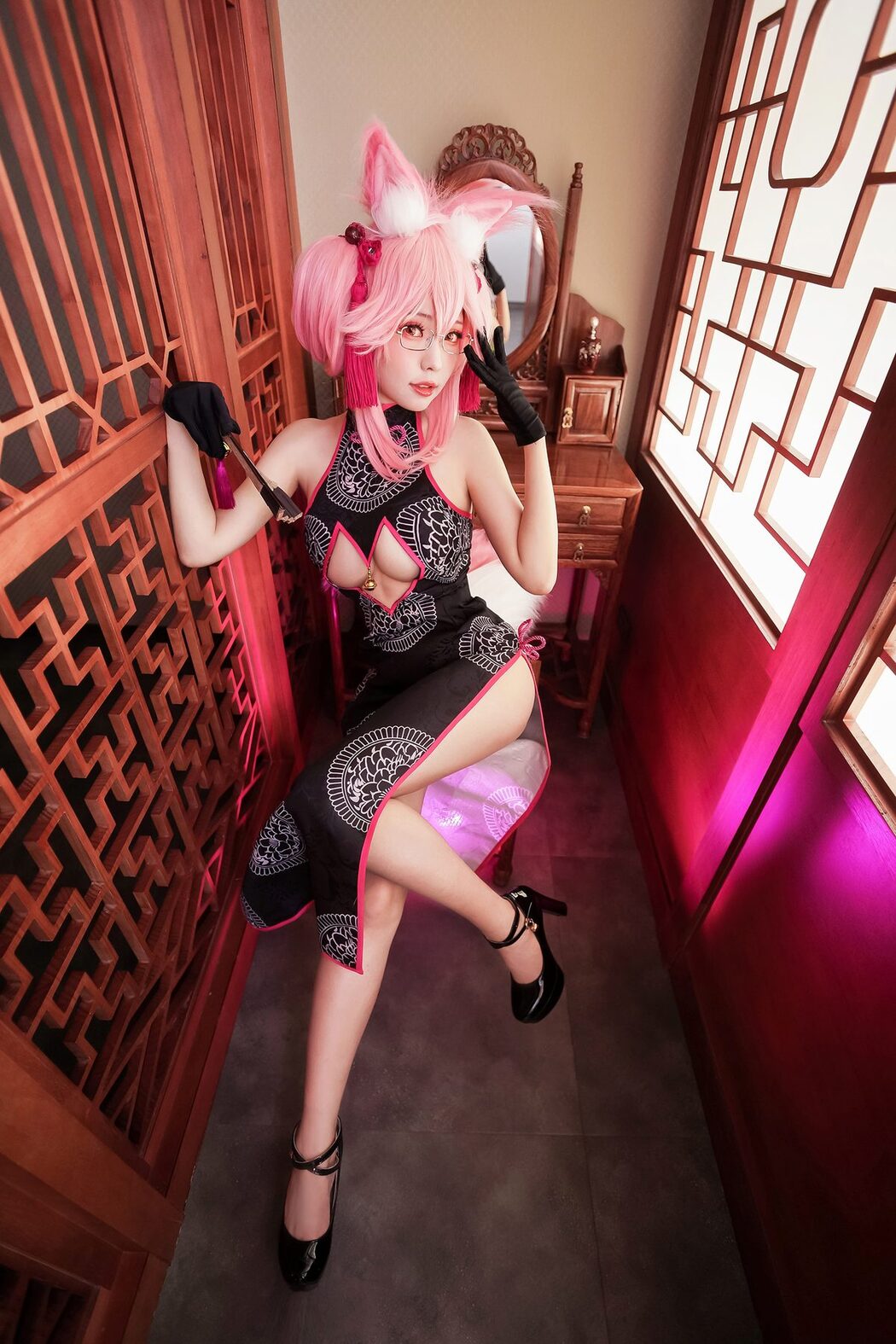 Coser@Ely_eee ElyEE子 – 玉藻前旗袍