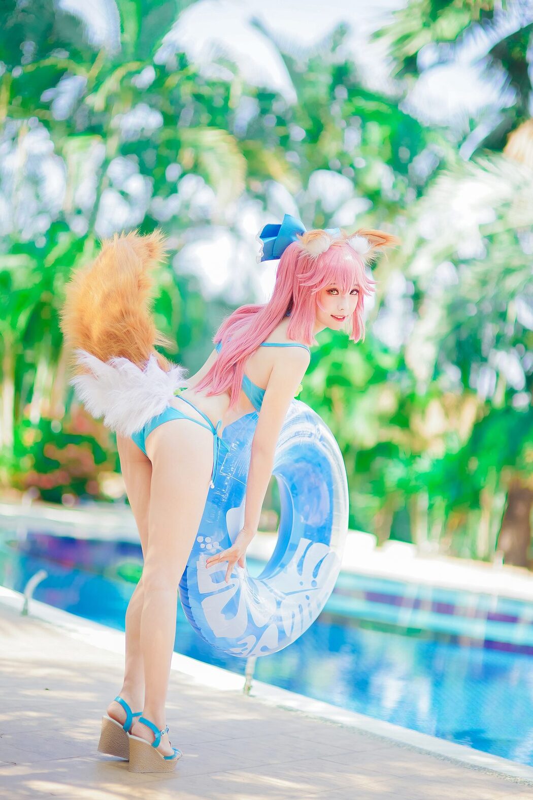 Coser@Ely_eee ElyEE子 – 玉藻前泳池