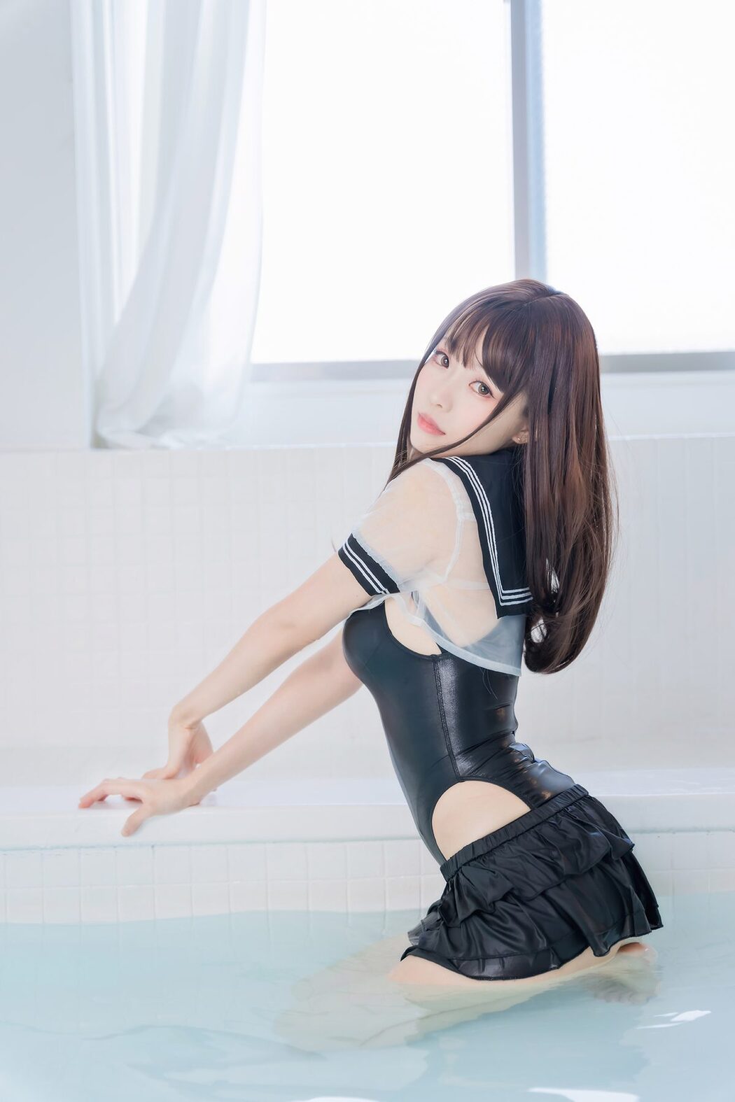 Coser@Ely_eee ElyEE子 – Racing Swimsuit 競泳水手服