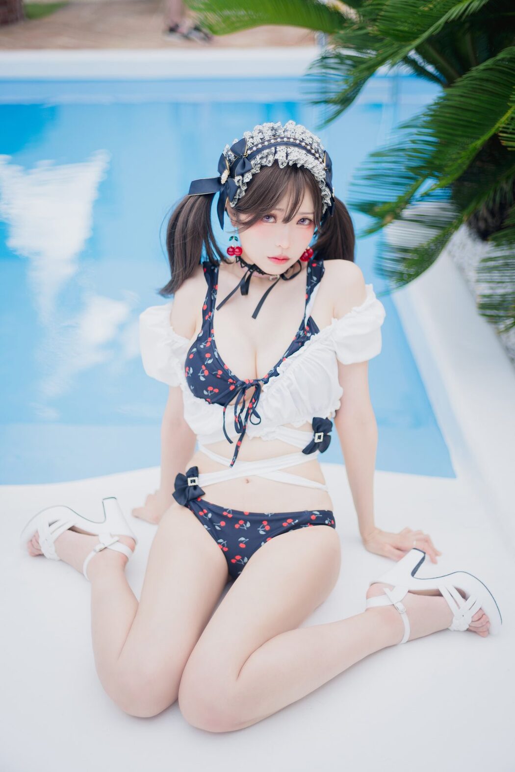 Coser@Ely_eee ElyEE子 – 2023 August B-櫻桃地雷系少女 Cherry Ground Mine Girl