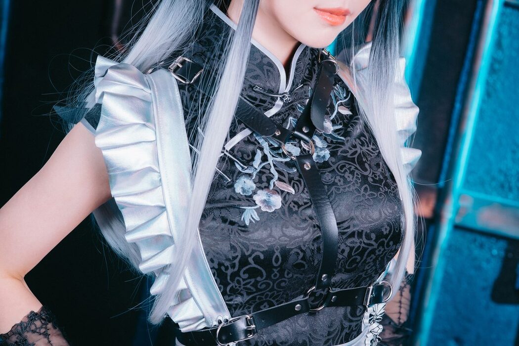 Coser@Ely_eee ElyEE子 – 賽博女僕 Melanite黑榴石