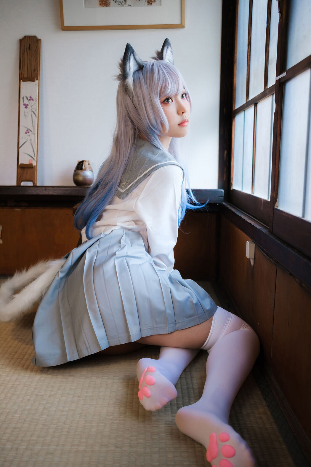 Coser@Elyee 2024年4月 – B.Veranda White Cat