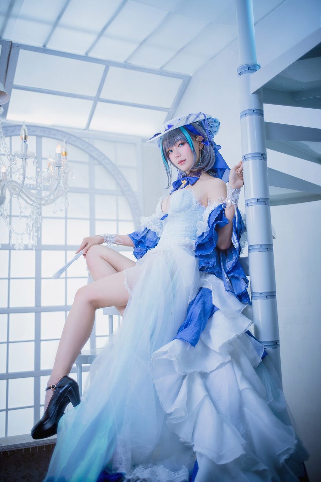 Coser@Ely_eee ElyEE子 – Cheshire Dress 柴郡禮服