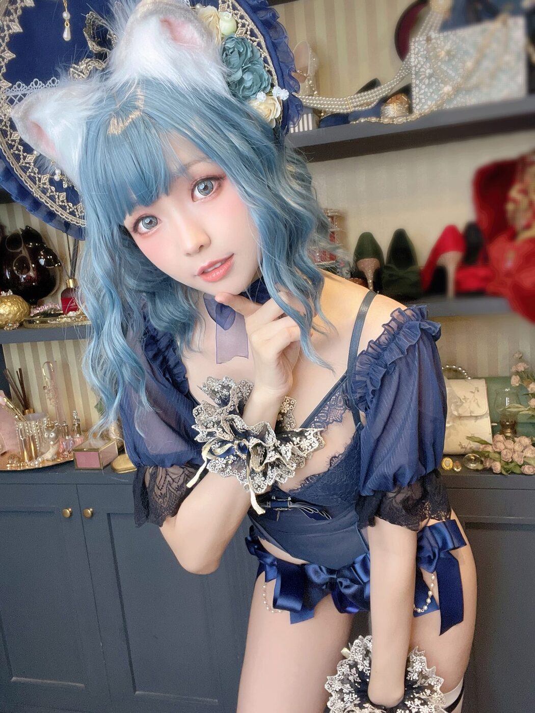 Coser@Ely_eee ElyEE子 – Scottish Fold Cat Doll 摺耳貓少女人形