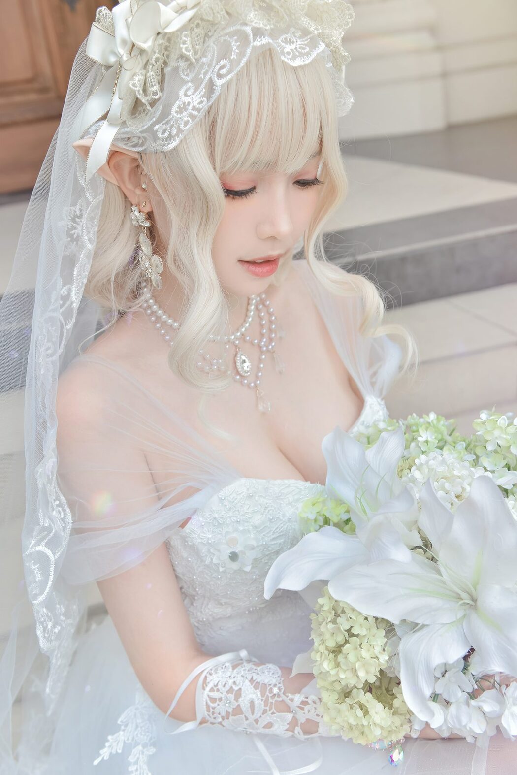 Coser@Ely_eee ElyEE子 – Bride And Lingerie