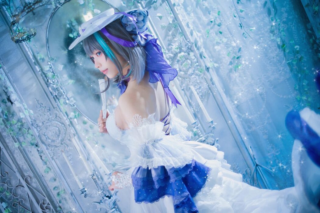 Coser@Ely_eee ElyEE子 – Cheshire Dress 柴郡禮服