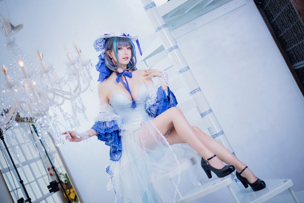 Coser@Ely_eee ElyEE子 – Cheshire Dress 柴郡禮服