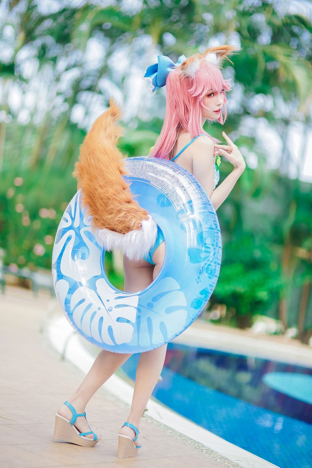 Coser@Ely_eee ElyEE子 – 玉藻前泳池