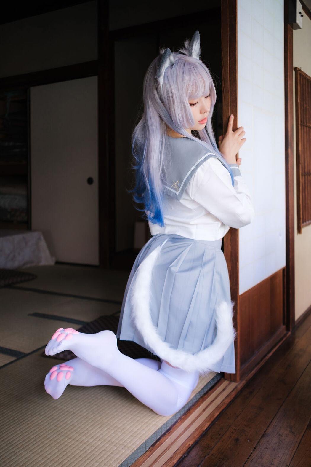 Coser@Elyee 2024年4月 – B.Veranda White Cat