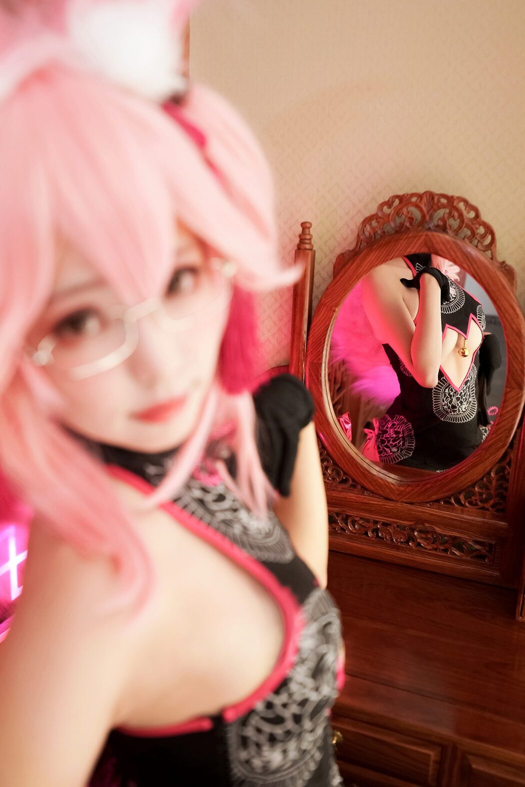 Coser@Ely_eee ElyEE子 – 玉藻前旗袍