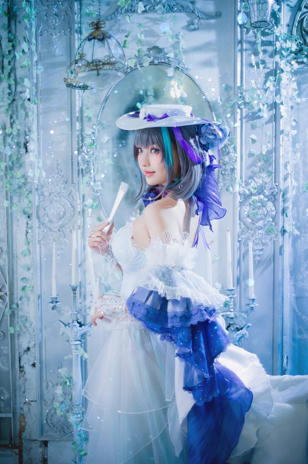 Coser@Ely_eee ElyEE子 – Cheshire Dress 柴郡禮服